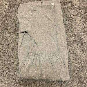 Grey midi dress, casual
